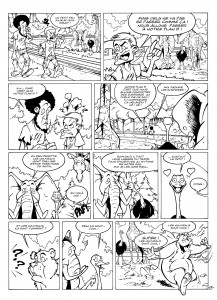 Planche BD de Zoo Dingo